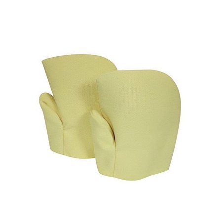 National Safety Apparel Knit Mitts, 10" L, Yellow, PR M10TCXX10