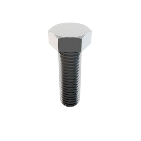 Zoro Select 18-8, 5/8"-11 Sealing Hex Head Cap Screw, Plain Stainless Steel, 2 in L 31-SH-62C-200