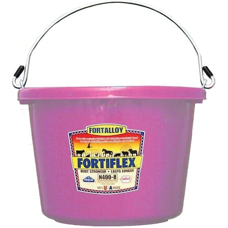 Fortex Fortiflex 1304812 Utility Pail, Pink N400-8 PINK