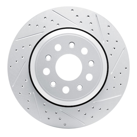 Dynamic Friction Co DFC Geoperformance Rotor - Drilled and Slotted 830-79003R