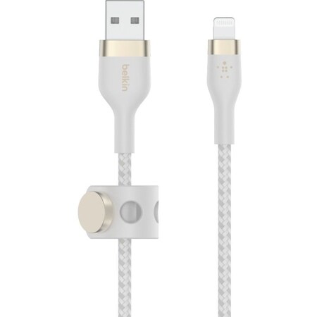 Belkin USB-A TO LTG, BRAID SIL, 3M, BLK CAA010BT3MBK