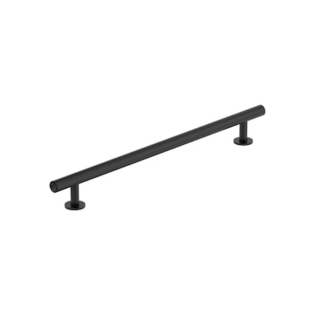 Amerock Radius 8-13/16 inch 224mm Center-to-Center Matte Black Cabinet Pull BP36870FB