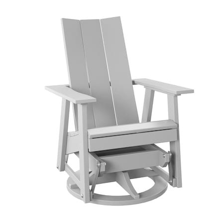 Polybird MODERN SWIVEL GLIDER.      WHITE POLYBIRD P69