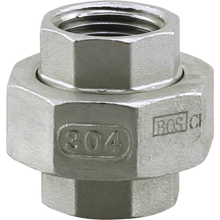 Plumbeeze PLUMB-EEZE 1/2'' FIP Stainless Steel Union U2-SSU-05