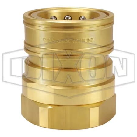 Dixon 2 V COUP, 2 F-NPTF BRASS 16VF16-B