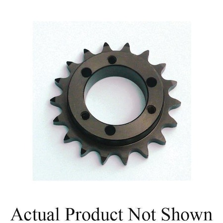 Tsubaki Roller chain Sprocket, #100 chain, 90 T, Carbon Steel 100F90