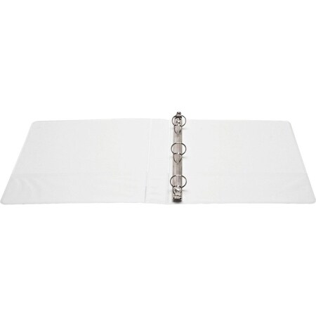 Business Source Ring Binder, White, Clear Sleeve BSN09953CT