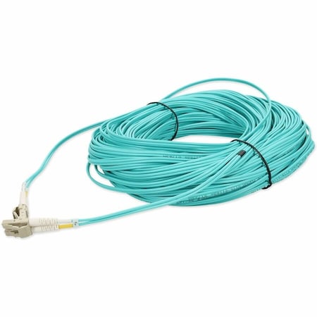Add-On 110M LC MALE TO LC MALE OS2 STRAIGHT AQUA DUPLEX PLENUM PATCH CABL ADD-LC-LC-110M5OM4P