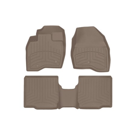 Weathertech Tan, Front and Rear FloorLiner HP 459811IM-453594IM