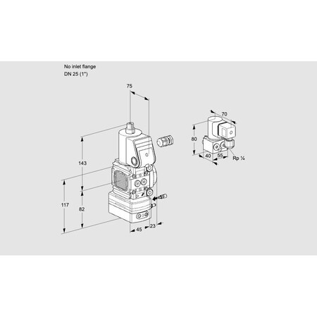 Honeywell Kromschroder VAG1-/25R/NWAE KS88006801