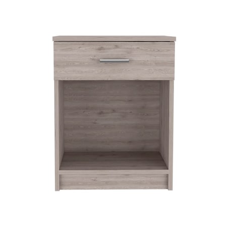 Homeroots 22" Wood One Drawer Nightstand 477920