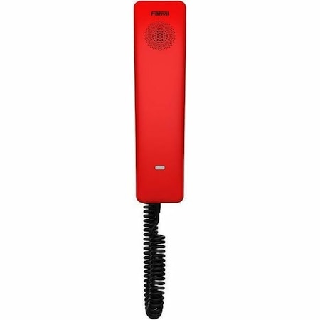 Fanvil H2 U RED Hotel Phone, R 2 SIP Lines 10 Dial keys 1 programmable key HD Speaker on Headset H2U-RED