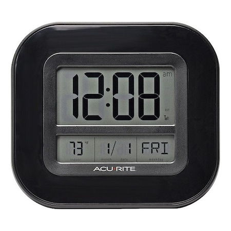 Zoro Select Atomic Digital Wall Clock, 9" 75172