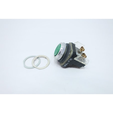 Allen Bradley FLUSH HEAD GREEN PUSHBUTTON 800T-A1D1