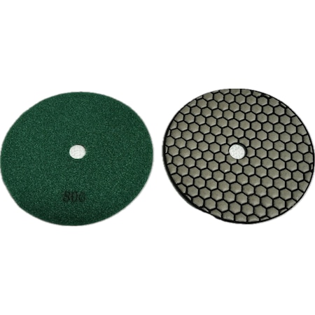 Vantage Product Honey Comb Dry Polishing Pad, Concrete Finishing, 7'' R-FB7HC0800