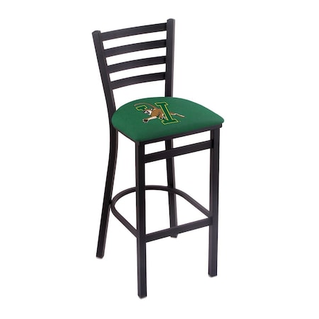 Holland Bar Stool Co 30" Blk Wrinkle Vermont Stationary Bar Stool, Ladder Back L00430Vermnt