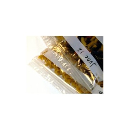 Lk Packaging Seal Top Quart Bag w/ White Strips Clear 7" X 8" 1.75 Mil LDPE F20708Q