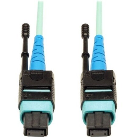 Eaton Tripp Lite Series 100G MTP/MPO Multimode OM3 Plenum-Rated Fiber Optic Cable CXP, 24 Fiber, N846-02M-24-P