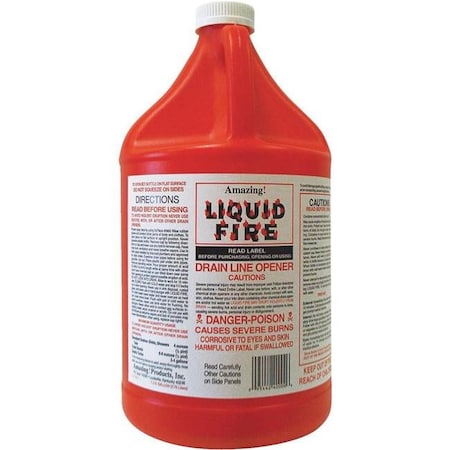 Amazing Products 1 gal Liquid Fire Drain Line Opener LF-G-4