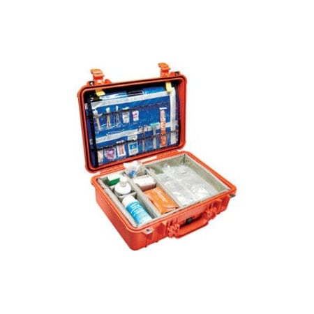 Pelican Protector Case, Polypropylene, 20 21/32 in L, 17 13/64 in W, Black 1500-005-110