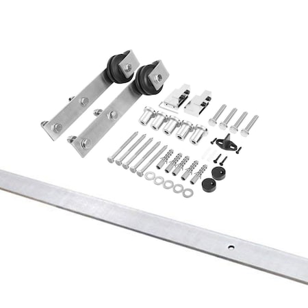 Vdomdoors Barn Interior Door, 28" x 84", White MELA7001BD-S-WS-2884