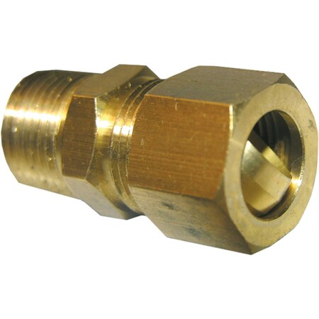 Westlake Pipe & Fittings 1/2'' Cx3/8'' MPT Brass Compression Adapter 17-6849