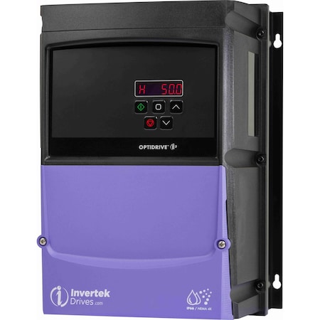 Optidrive E3 General Purpose, variable frequency drive, digital programmable, IP66/NEMA4X Keypad control ODE-3-320153-1F4A