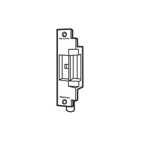 Von Duprin Von Fire Rated Electric Strike for Mortise or Cylindrical Locks, 24VDC , FSE, Satin Stainless Steel 6212-630-24VDC-FSE
