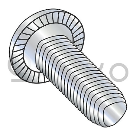 Oxoxo 8-32X5/16 Phillips Pan Serrate Taptite Alternate Thread Roll Screw Full Thrd Zinc Bake Wax, 10000PK 579621