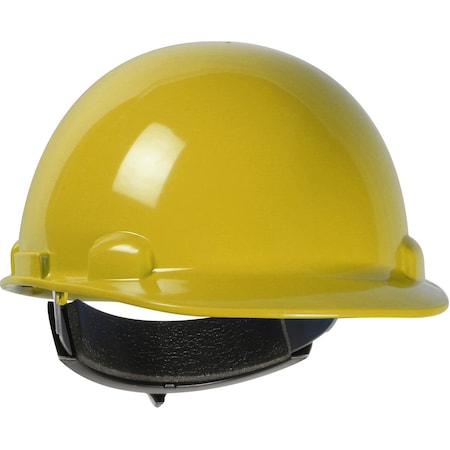 Dynamic Cap Style Smooth Dome Hard Hat w/HDPE Shell, 4-Point Textile Suspension and Wheel-Ratchet Adj. 280-HP341R-02