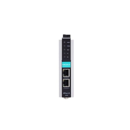 Moxa 2-port RS-232/422/485 device server with 2 10/100BaseTX ports RJ45 connecto NPort IA-5250I
