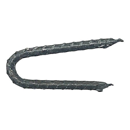 Zoro Select Staples, 9 ga, 1 in Leg L, Steel, 120 PK 1431101