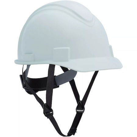 North Short Brim, Type I Non-Vented, Hard Hat w/HDPE Shell, 4-Point Textile Suspension, Wheel Ratchet Adjustm NSB20001