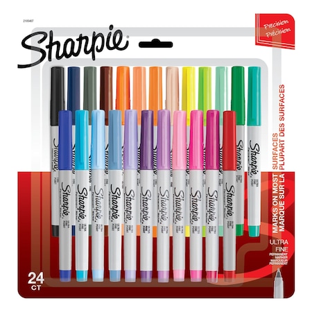 Sharpie Ultra Fine Point Marker Sets, Assorted, 24PK 2105407