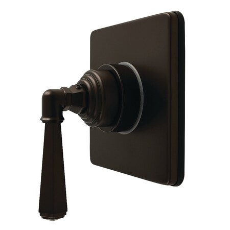 Kingston Brass Single-Handle Six-Way Diverter Valve with Square Trim Kit, Oil Rubbed Bronze KS4045HL