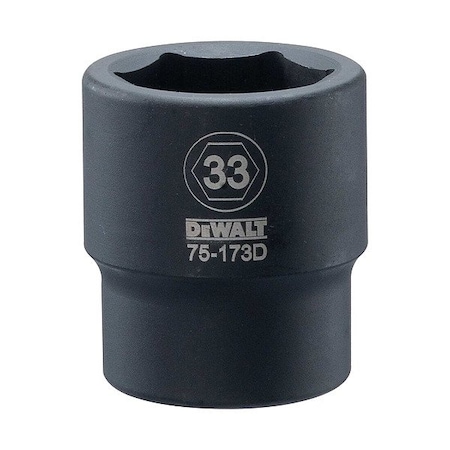 Dewalt Impact Socket, 3/4 IN DR, 33MM DWMT75173OSP