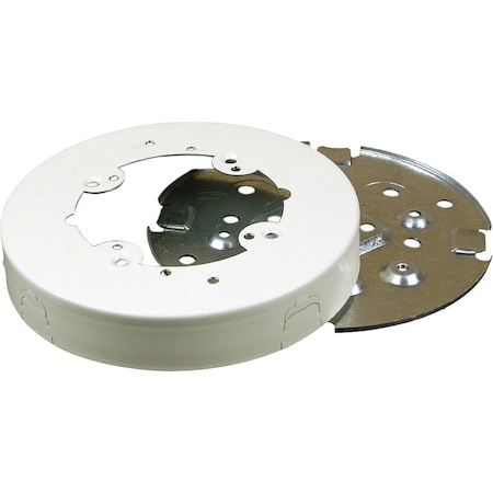 Wiremold Solid Base Fixtur Box Fitting, Ivry, Steel V5738A
