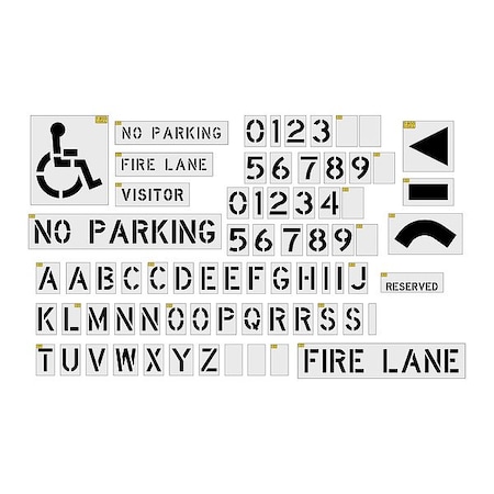 Rae StencilSet, Letter/Number/SymbolSet 4800-K02
