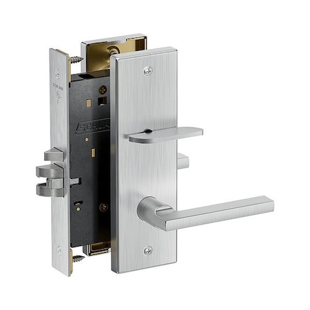Schlage Door Lockset, 12/24V DC, Mortise PM056P LATN 626