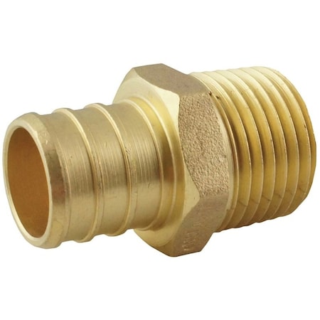 Apollo Valves 1/2In Mpt X3/4 Barbed Pex APXMA1234