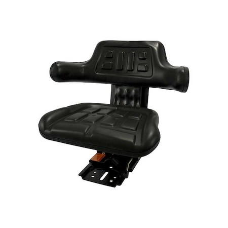 Uni Pro 250 Utility Mechanical Suspension Seat, Economy, Black Vinyl 8093
