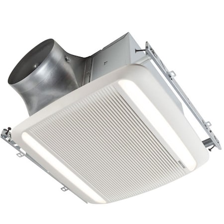 Deluxdesigns 80 CFM Ultra Green Single-Speed LED Fan & Light - Energy-Star DE3030767