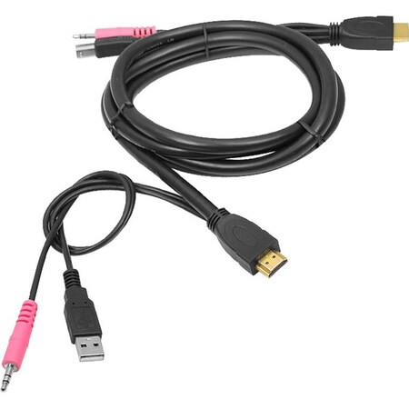 Siig 1.8M USB HDMI KVM CABLE WITH AUDIO & MIC IS A HIGH QUALITY CABLE SET DESIGNED TO CE-KV0211-S1