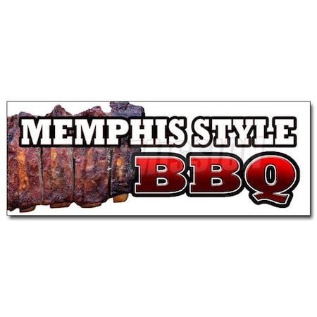 Amistad Decal - Memphis Style BBQ - Sticker Beef Brisket Ribs Pork Barbque Open Eat AM3909019