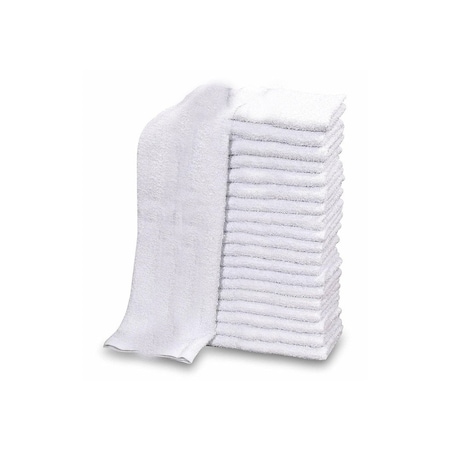 Bsl Cotton Towel White 22 oz 14 x 17, PK12 3628-12P