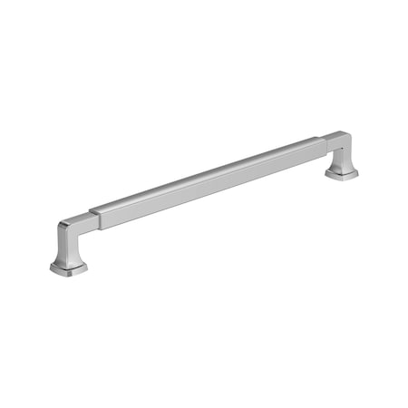 Amerock Stature 10-1/16 inch 256mm Center-to-Center Polished Chrome Cabinet Pull BP3740026