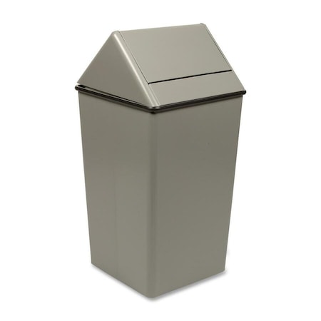 Witt Industries Large Square Hamper with Swingtop, Slate 1511HTSL