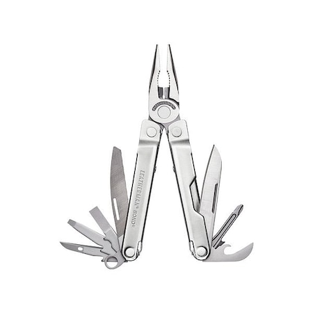 Leatherman Multi Tool Plier, 4 in L, Stainless Steel 832934