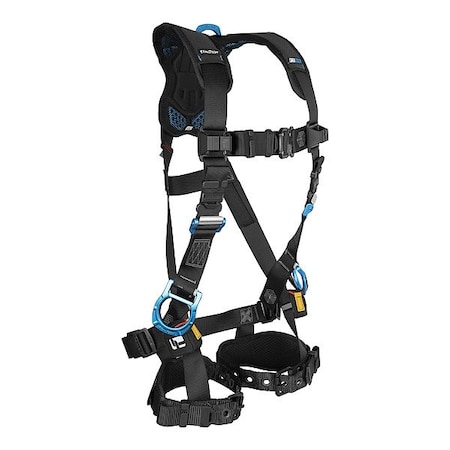 Falltech FT-One Full Body Harness, 3XL, Cam Chest/ Quick-Connect Leg Straps, Back D-Ring 8129QC3X