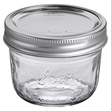 Ball Kerr Wide Mouth Canning Jar 0.5 pt 12 pk 2139400